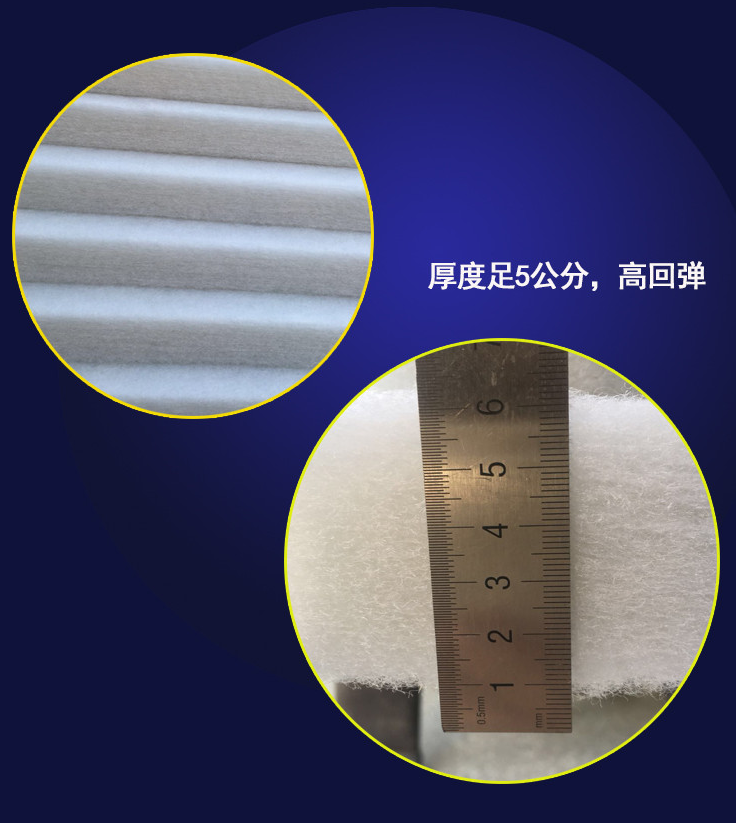 高密度聚酯纤维吸音隔音棉酒吧ktv吸音板录音棚鼓房墙体填充棉板 5cm