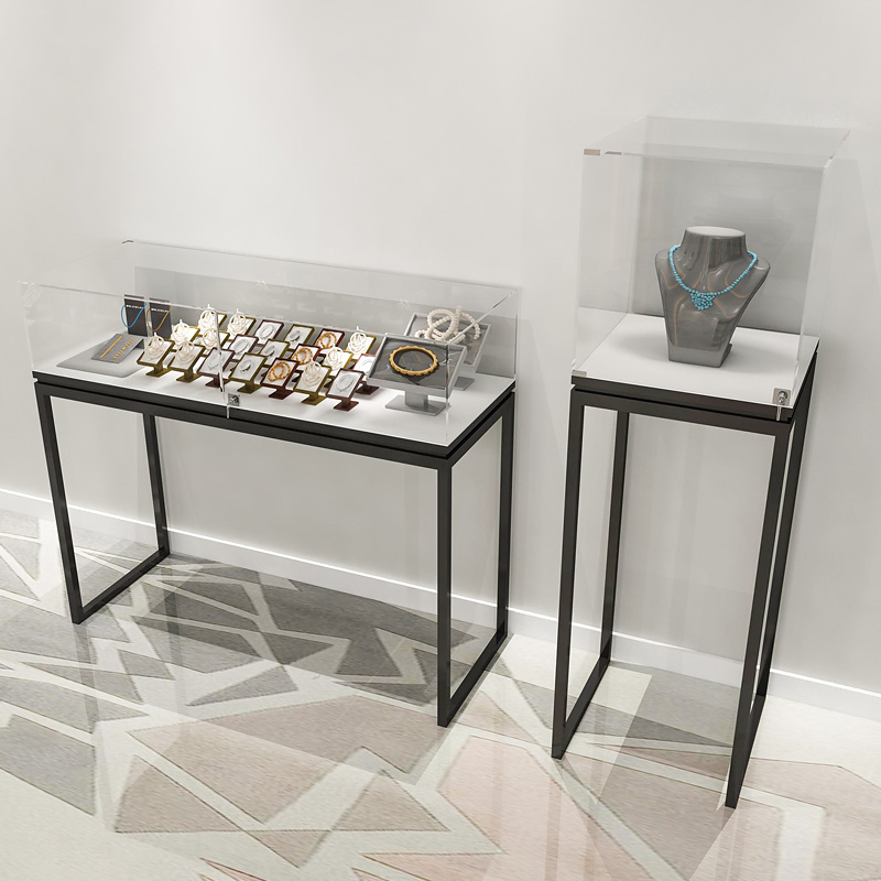 玻璃展示柜现货珠宝柜样品展览展厅展柜首饰玉器柜台精品陈列柜 立柜
