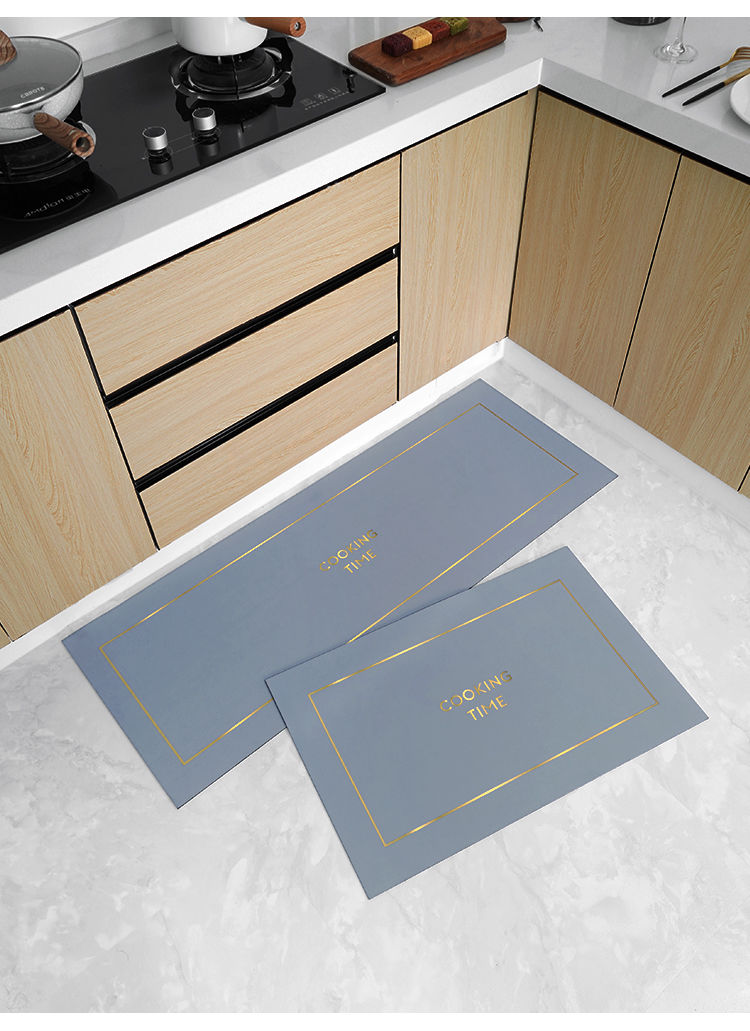 软硅藻泥厨房地垫吸油免清洗家用耐脏吸水耐磨软垫子可擦洗长条垫