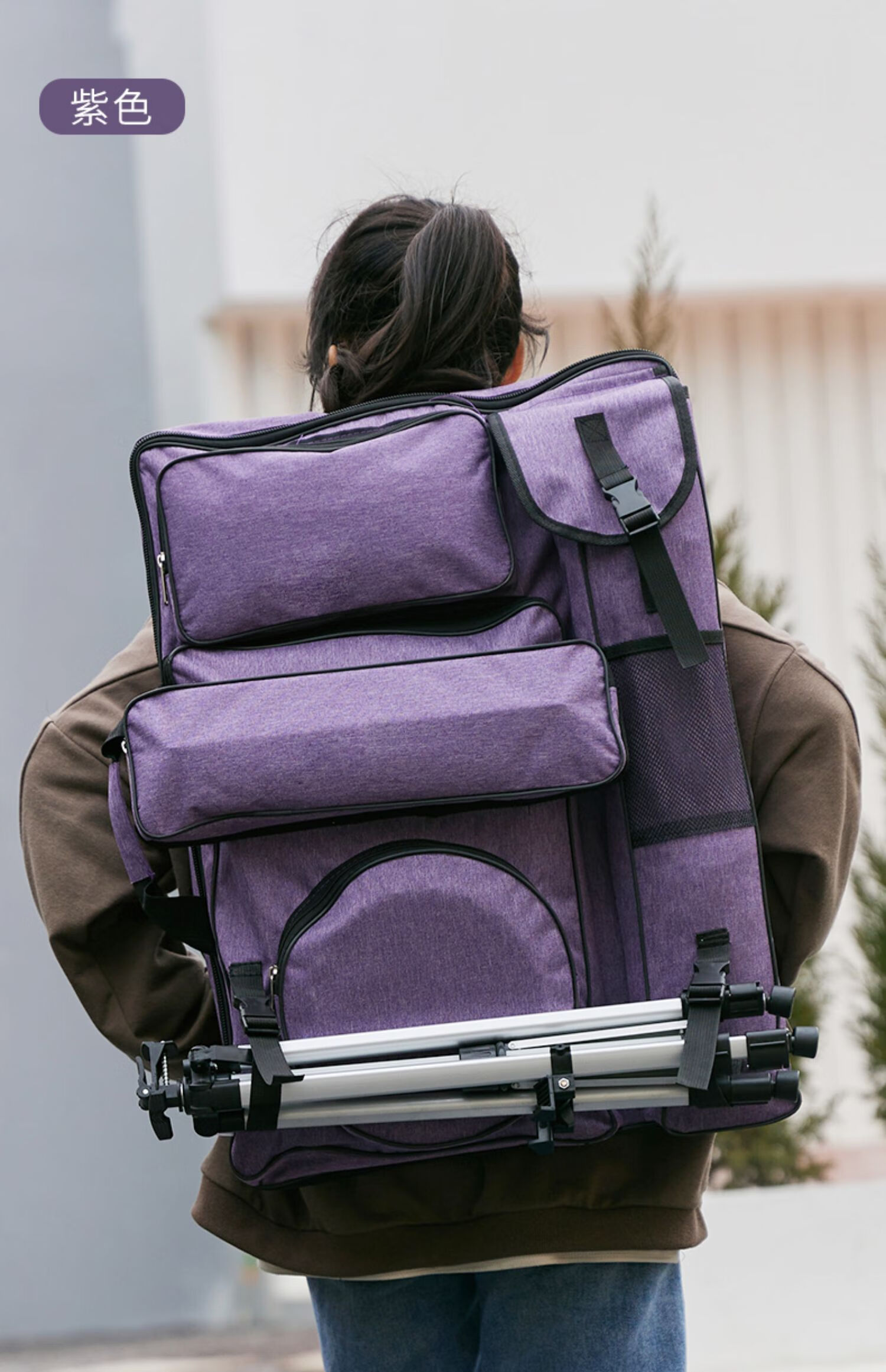 4k画袋画包美术生专用艺考大容量画板包加厚户外写生便携式双肩背包