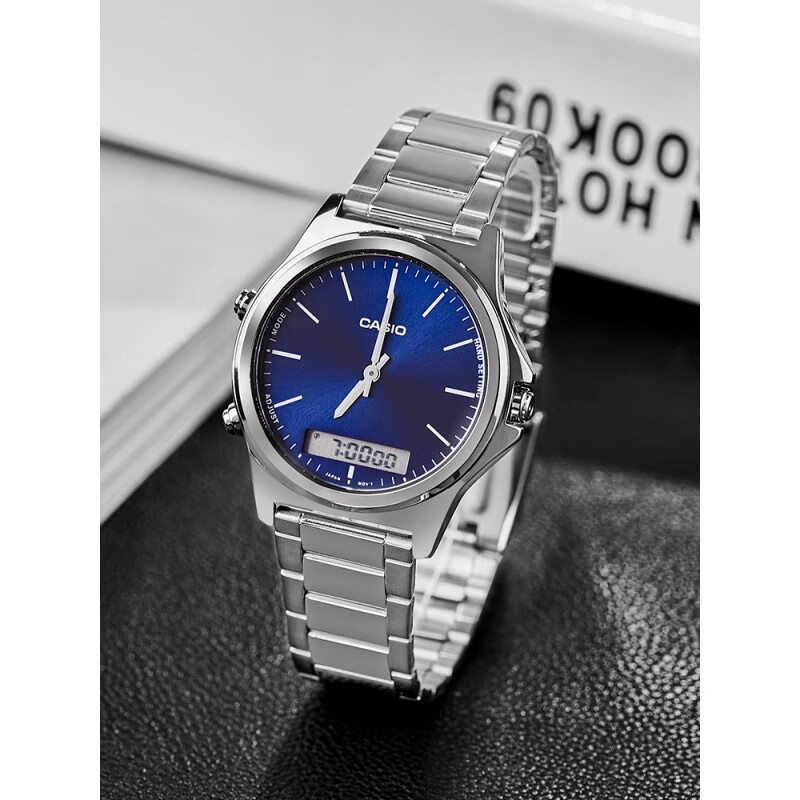 casio卡西欧 海外代购手表男休闲防水简约石英男表mtp-vc01d-3e 海外