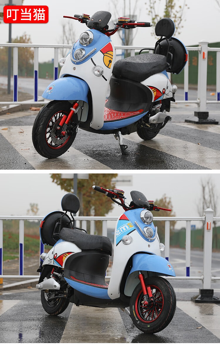 小龟王电动车电瓶车男女双人成人电摩改装速度快长续航可上牌踏板版