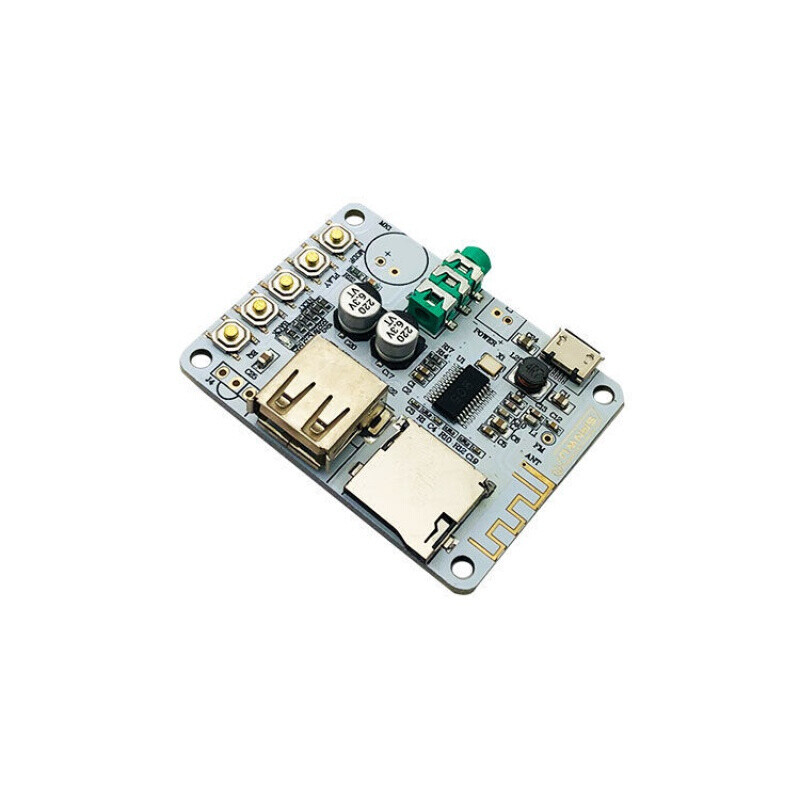定制bt201蓝牙双模50模块tfsd卡音频功放板车载音响蓝牙接收diy蓝牙