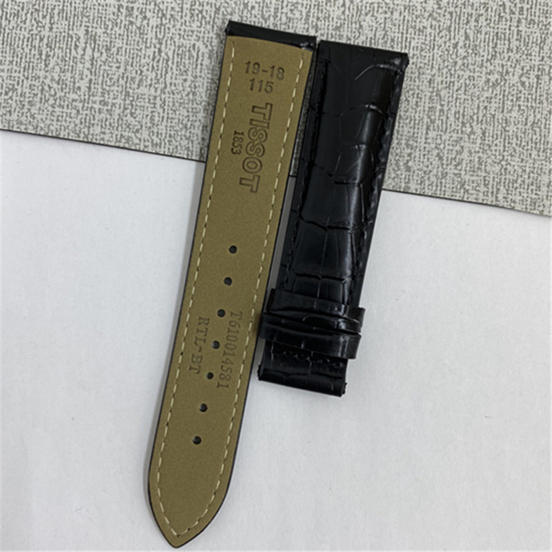 适配天梭原装1853力洛克t41手表带t006407b真皮海星俊雅t461表带男女