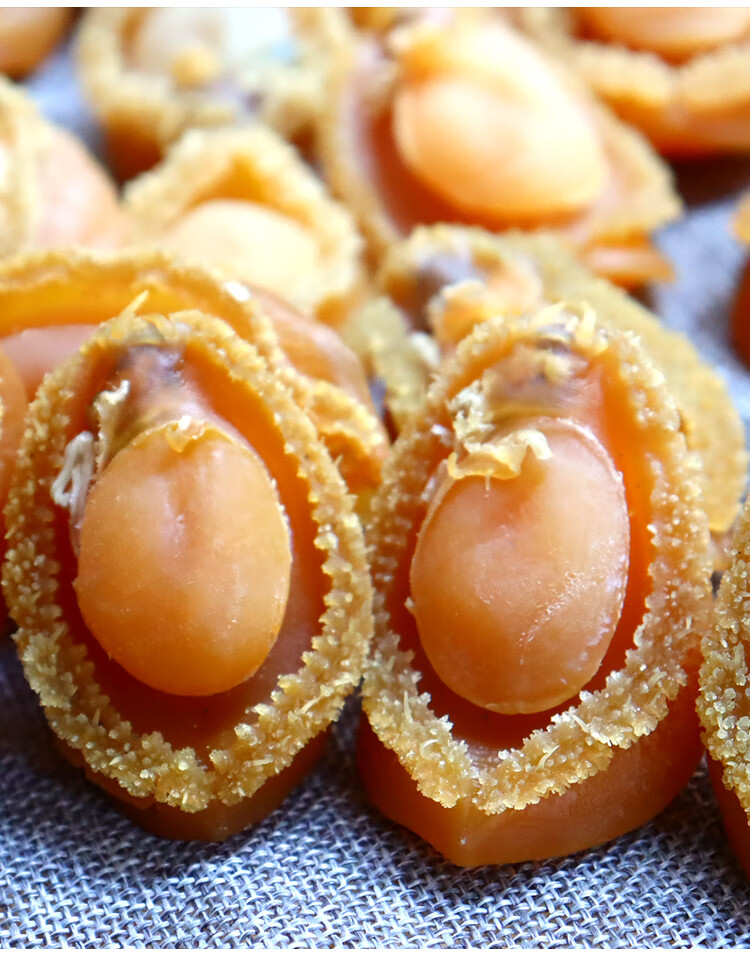 大鲍鱼干10头250g黄金鲍鱼干货鲍鱼即食鲜活海鲜大连干鲍鱼【图片