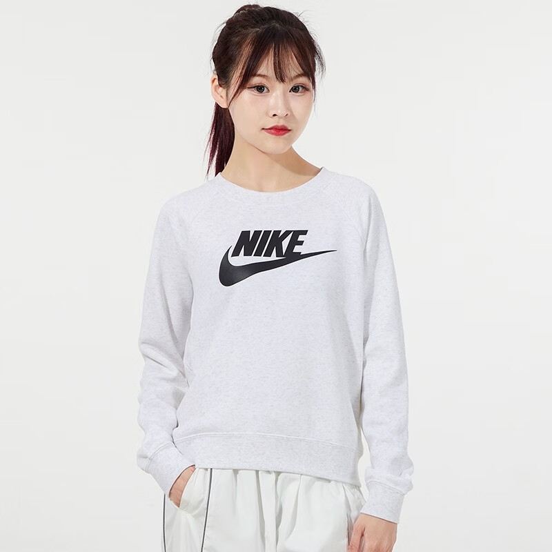 nike耐克女装春季新款运动休闲圆领保暖套头衫卫衣bv4113675do6955561