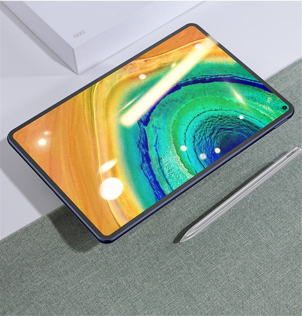 krjw09高清贴膜荣耀v6防爆膜紫光 高清防爆钢化膜2片装 华为matepad