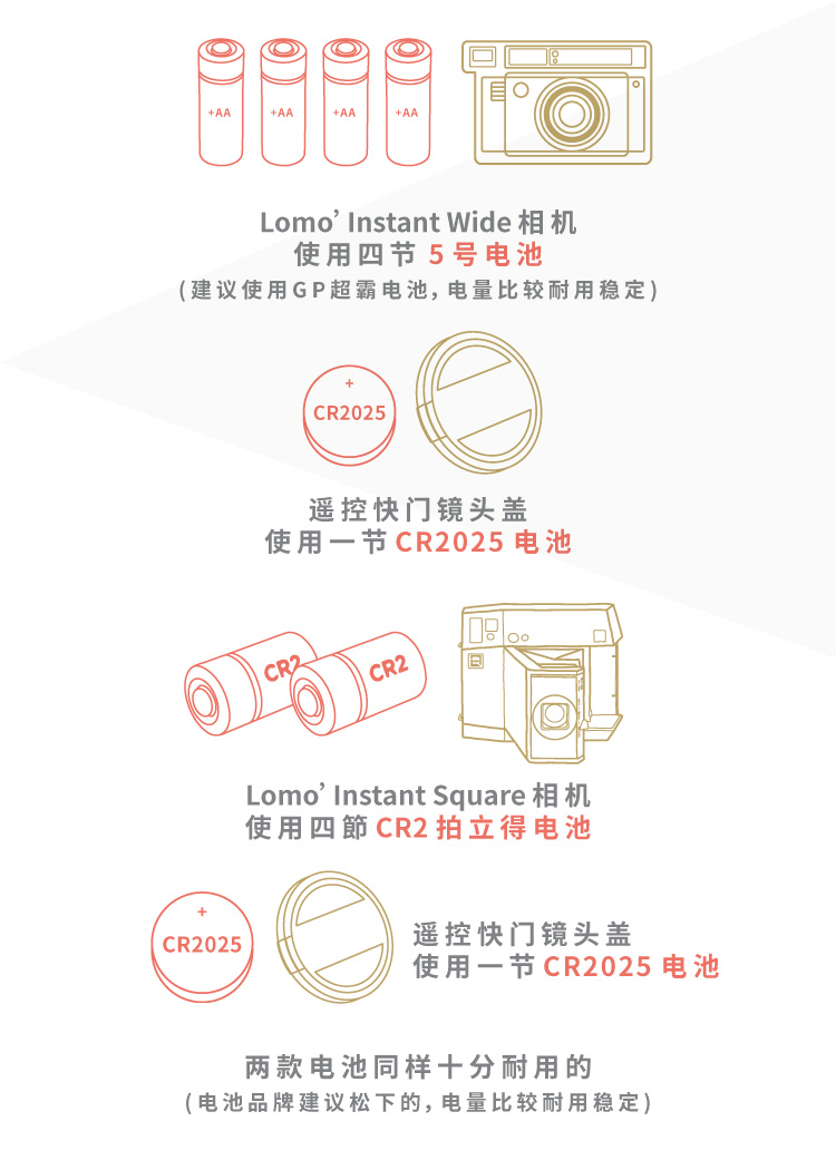 lomo拍立得电池 5号电池(4节) - 买乐惠