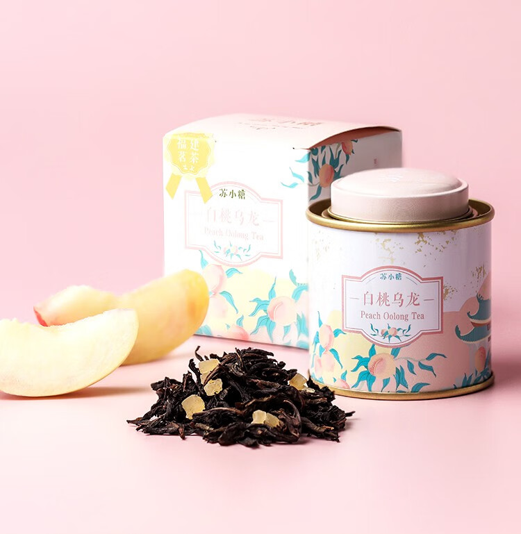 苏小糖福建厦门特产白桃乌龙茶蜜桃果粒花茶桂花乌龙茶玫瑰花茶女生