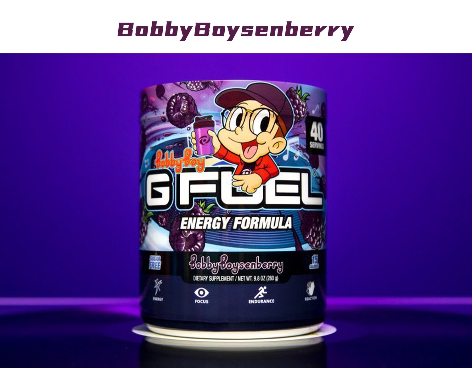 现货美国gfuel能量功能饮料粉冲剂gfuel健身电竞营养xqc影忍者sage