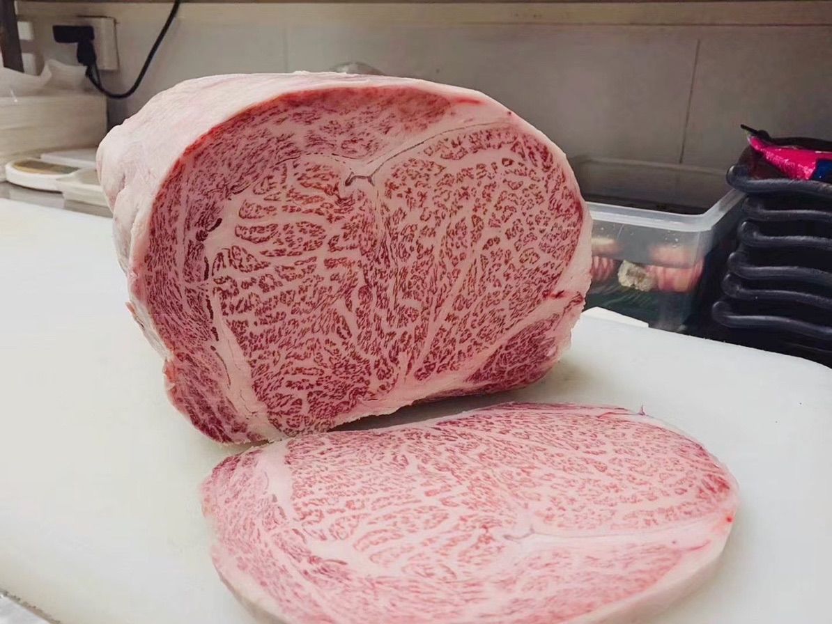 顺丰速运澳洲m12霜降a5和牛松坂雪花牛肉眼肉牛排500g顺丰菲神户安小