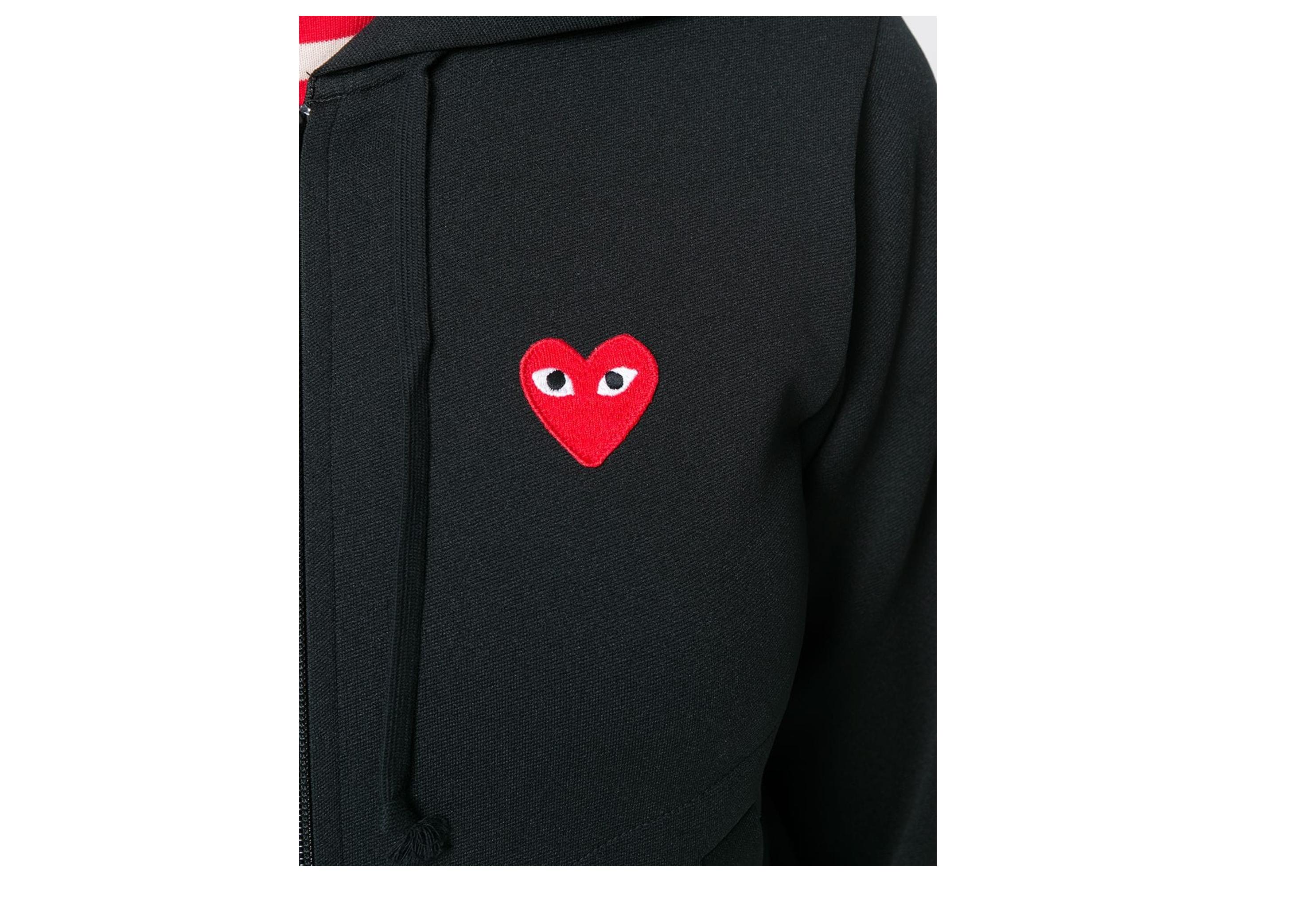 川久保玲commedesgarconsplay女士连帽衫卫衣20秋冬蓝色s