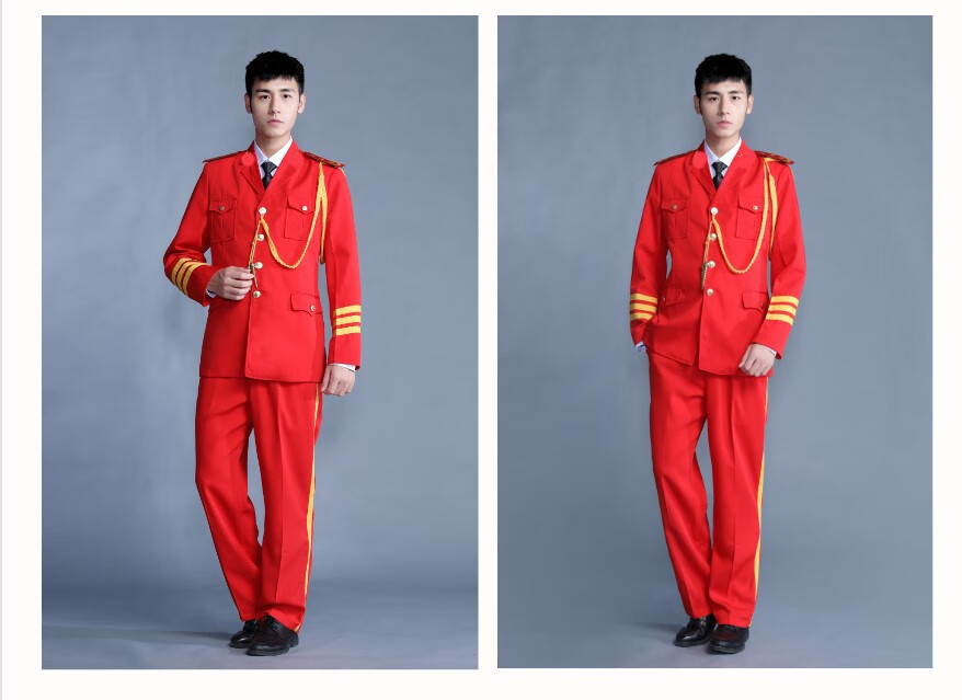 升旗手服装高初中学校仪仗队套装乐队制服合唱舞台装护旗手礼服套