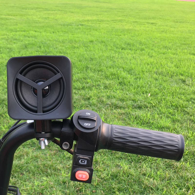 适用于12v摩托车音响蓝牙大音量 电动车电瓶三轮车户外小音箱低音炮