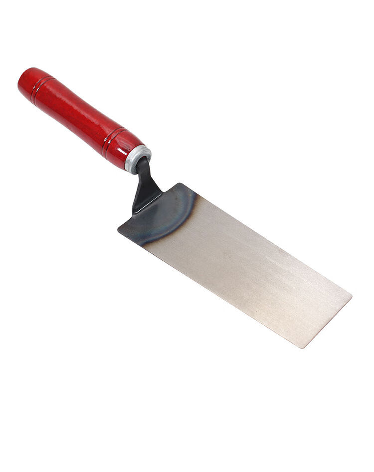 锰钢一体皿刀不锈钢皿子腻子抹子抹泥刀灰匙抹灰刀泥工贴瓷砖砌铲红把