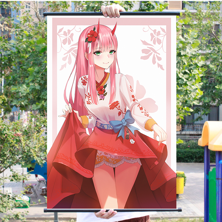 佩服国家队02动漫挂画定制darlinginthefranxx莓卧室海报定制画pf