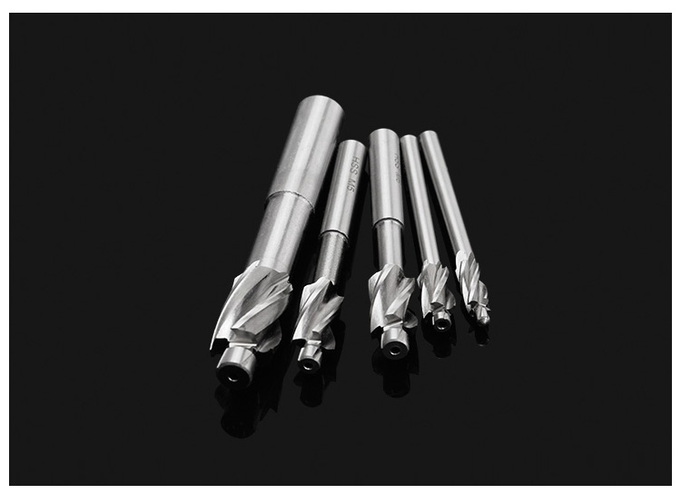全磨直柄沉孔铣刀沉孔钻平底锪钻唧嘴铣刀螺丝拔头沉头刀顶针Φ8刃径