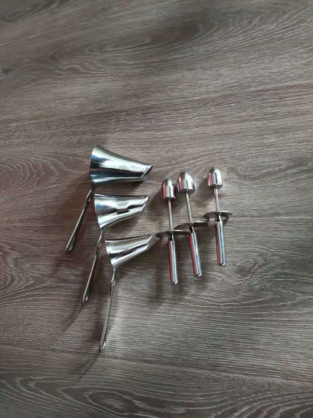 妙灵安喇叭斜口肛门镜大中小不锈钢肛肠器械医疗器具牵开器窥肛镜扩张