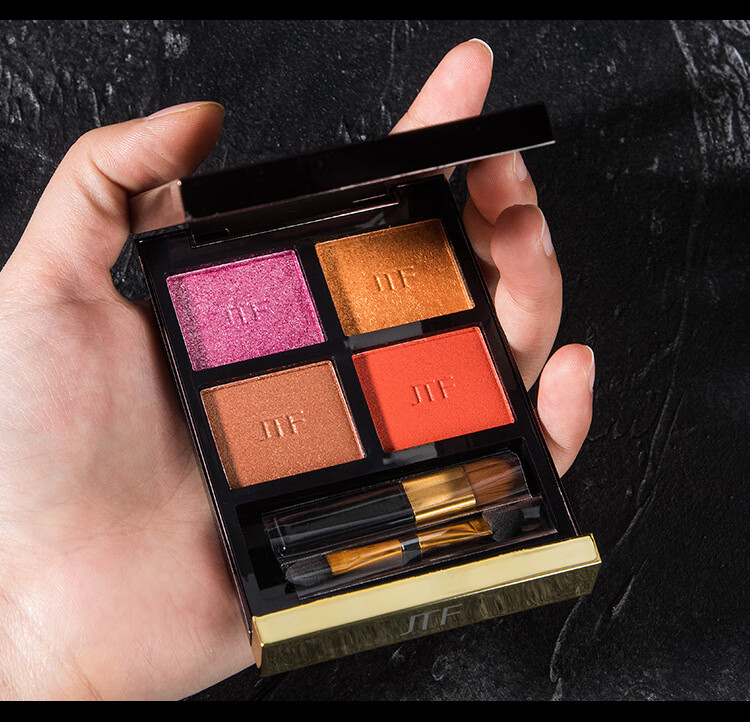 小城伊香(xiaochengyixiang) 幻魅四色眼影盘直播超火闪粉珠光哑光