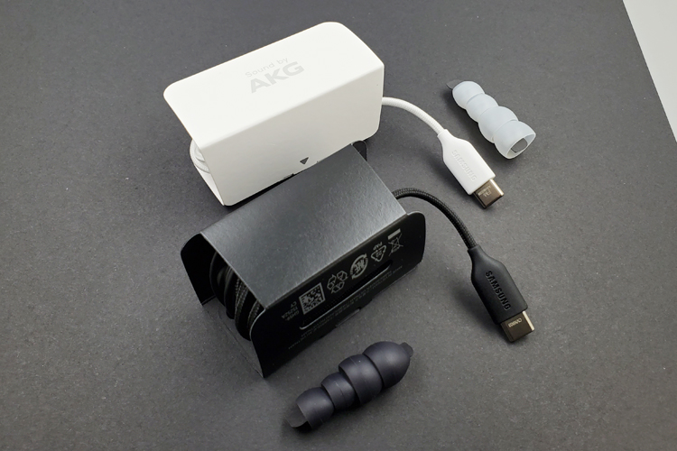 三星s21耳机akg原装s20入耳式zflip3手机note10s22耳机typec原装耳机