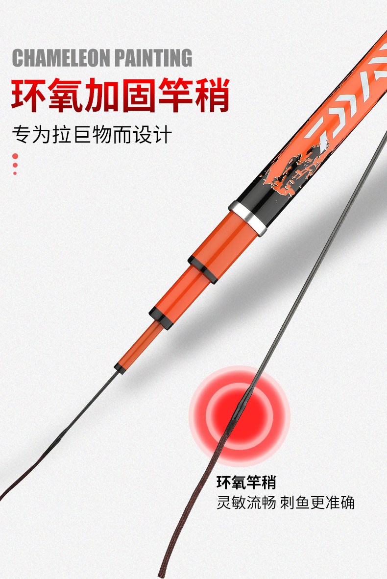 摩格朗(mogelang) 2022新款达瓦战将鱼竿手竿铁牛大物竿巨物竿水库鲟