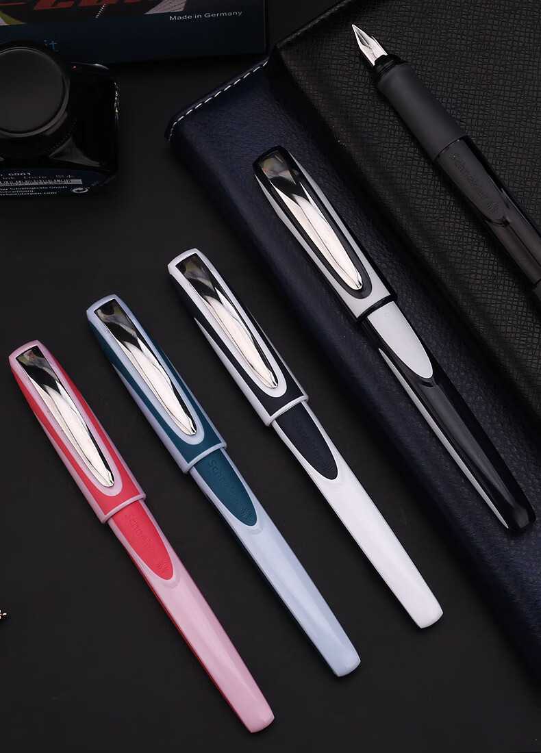 施耐德(schneider) 双头钢笔 ray练字笔学生成人书写多功能笔 绿色