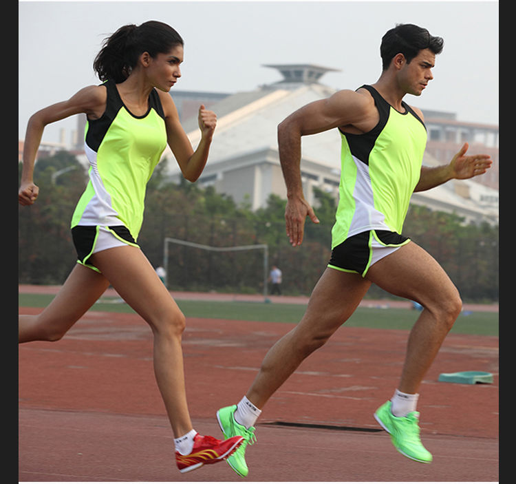 田径服套装男女马拉松跑步速干背心短跑体考比赛运动训练服健身衣