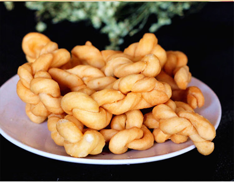 福建特产传统糕点零食福清特产小吃手工麻花 麦芽糖麻花 500克 两斤更