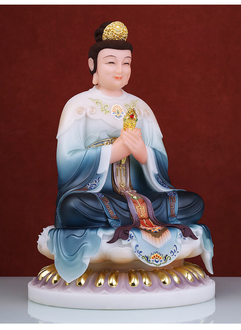 烨琪 汉白玉《泰山奶奶碧霞元君》娘娘泰山老母神像道教仙家用供奉新