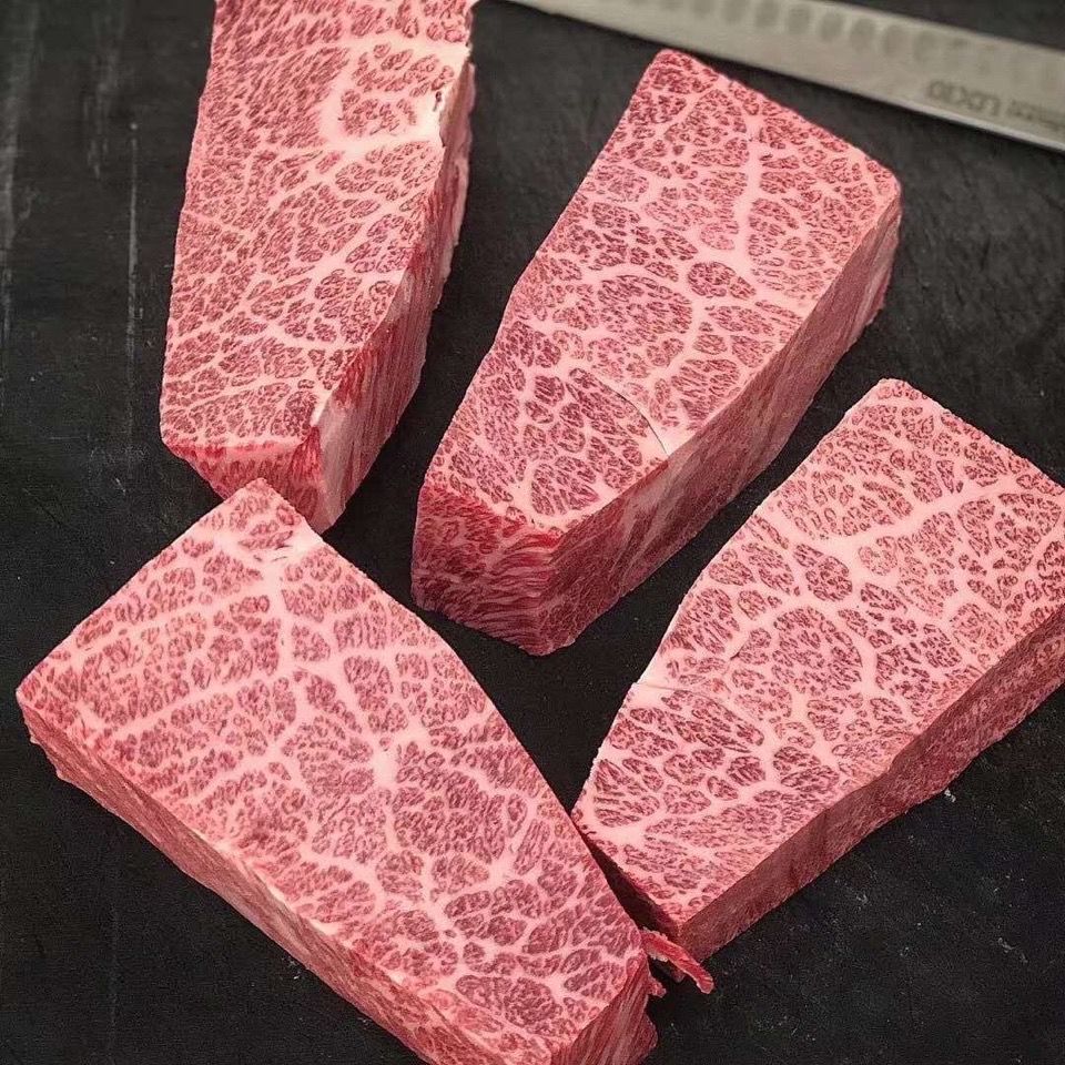 顺丰速运澳大利亚原装谷饲m12霜降和牛牛排厚薄切正宗赣香婆生鲜店