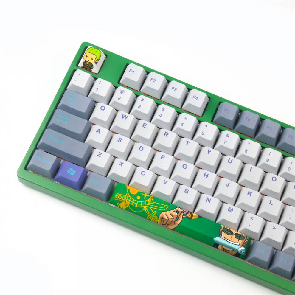 个性键帽空格海贼王键帽空格键加esc路飞动漫个性客制化机械键盘按键