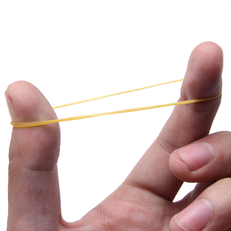 左一仁橡皮筋橡皮圈牛皮筋08号直径19cm橡胶圈橡筋发饰08黄色直径19cm