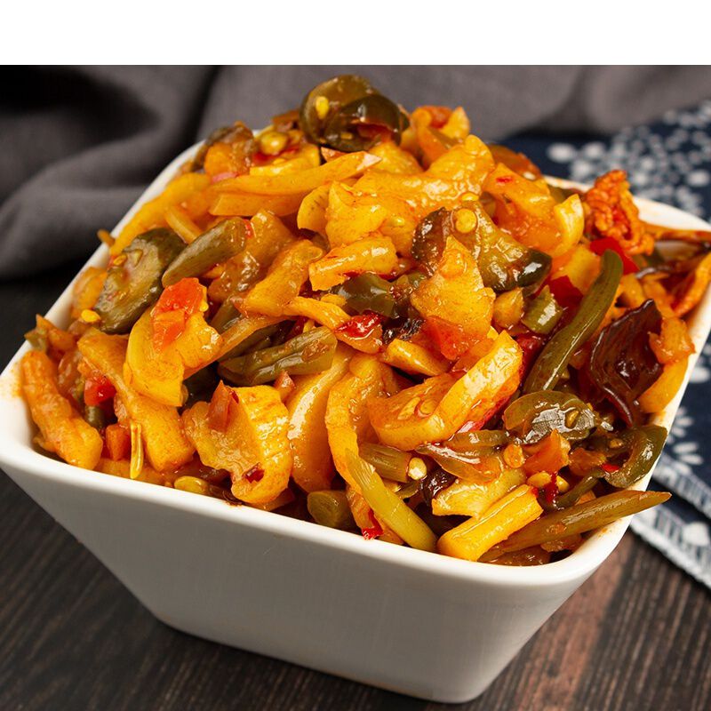 荆香八宝菜散装香辣咸菜整箱红油下饭菜10斤菜酱菜农家自制商用【图片