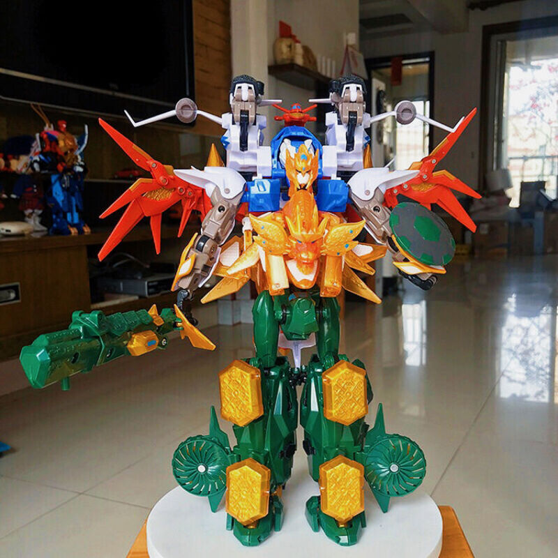 正版 天地神兽2天神地兽金刚玩具合集 之五六合体无限含 精装版天神地