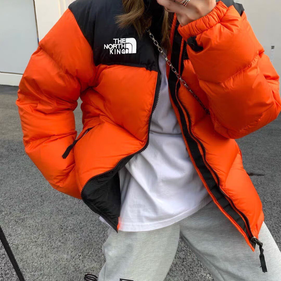 北面(the north face)羽绒服700蓬加厚美式男女情侣面 96经典北卡蓝