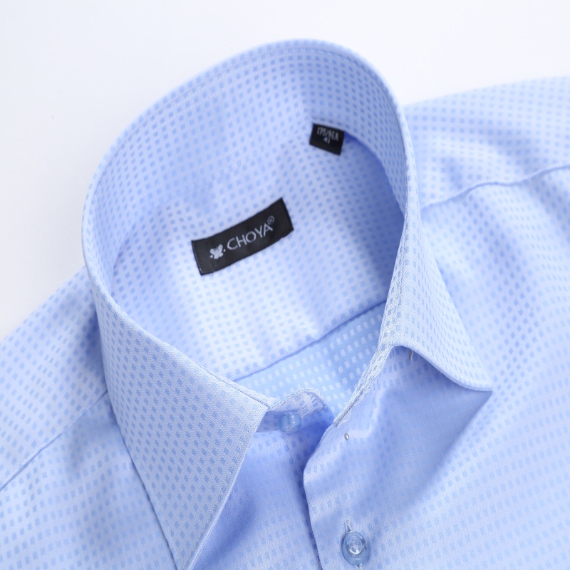 choya蝶矢男士衬衫2020春季商品choya免烫系列浅蓝色41