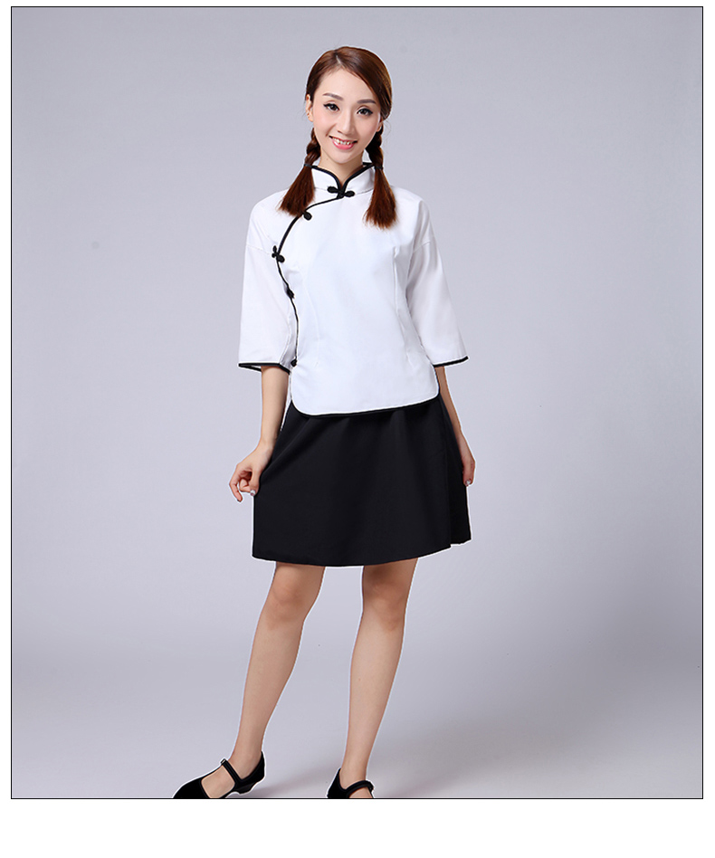 民国风学生装女装五四青年古装复古学院明国服装文艺连衣裙套装女古装