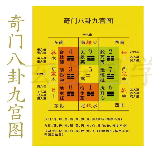 排列五九宫八卦图图片