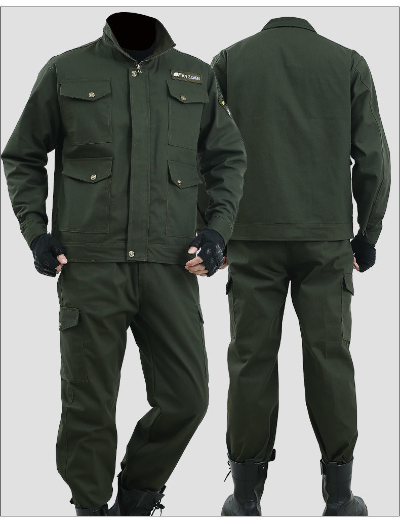 表兮工作服男套装秋季劳保服耐磨工地工厂汽修工作装干活衣服加厚工装