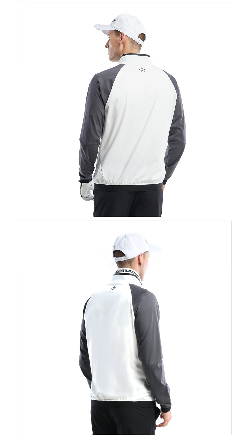 新款高尔夫服装男士冬天夹克外套冬季保暖防风服装图片色s