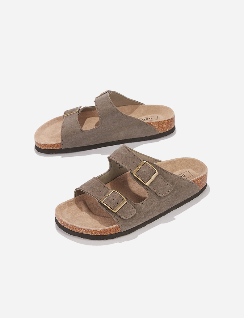 热风软木拖男2020年夏季新款男士休闲拖鞋h60m0615 02棕色 43