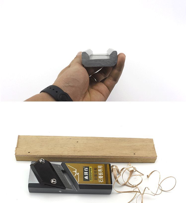 定制黑檀木倒角刨木工刨子石膏板倒边修边刨斜边倒角器45度角黑檀45度