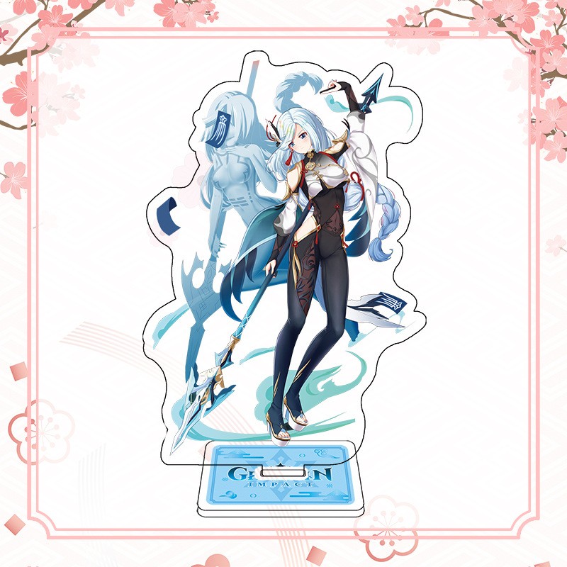 原神新款动漫大立牌亚克力透明双面立绘游戏周边摆件 荧1 高约15cm