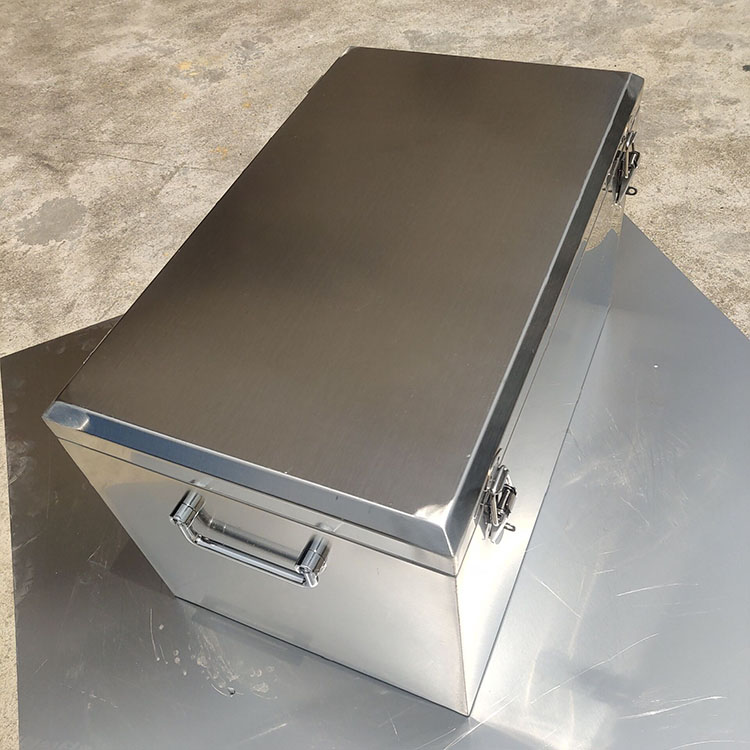 不锈钢五金工具箱304加厚型手提式定做收纳箱周转箱子收纳储存箱铎铭