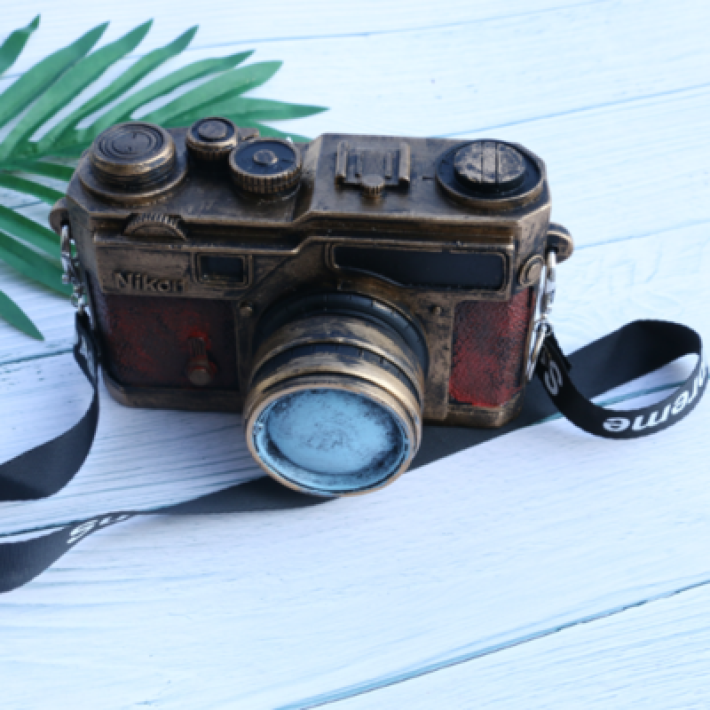 618活动新款摄影机道具木质小仿真模型儿童潮拍创意婚纱照旅拍摄照相