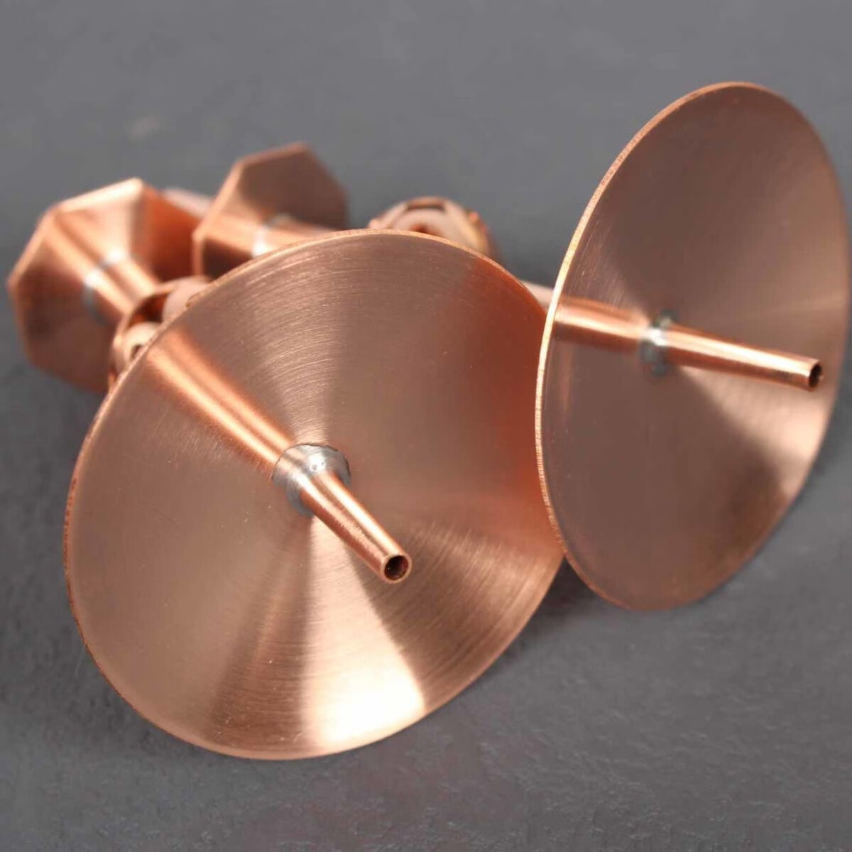 曲漾 新款唢呐芯子二代过气小气嘴紫铜天芯不定芯宝塔杆芯子乐器配件