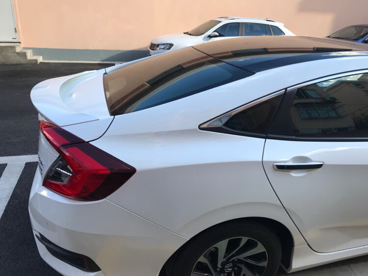 本田十代思域尾翼改装mc运动16-19款新10代思域18 20款原厂跑车翼 mc