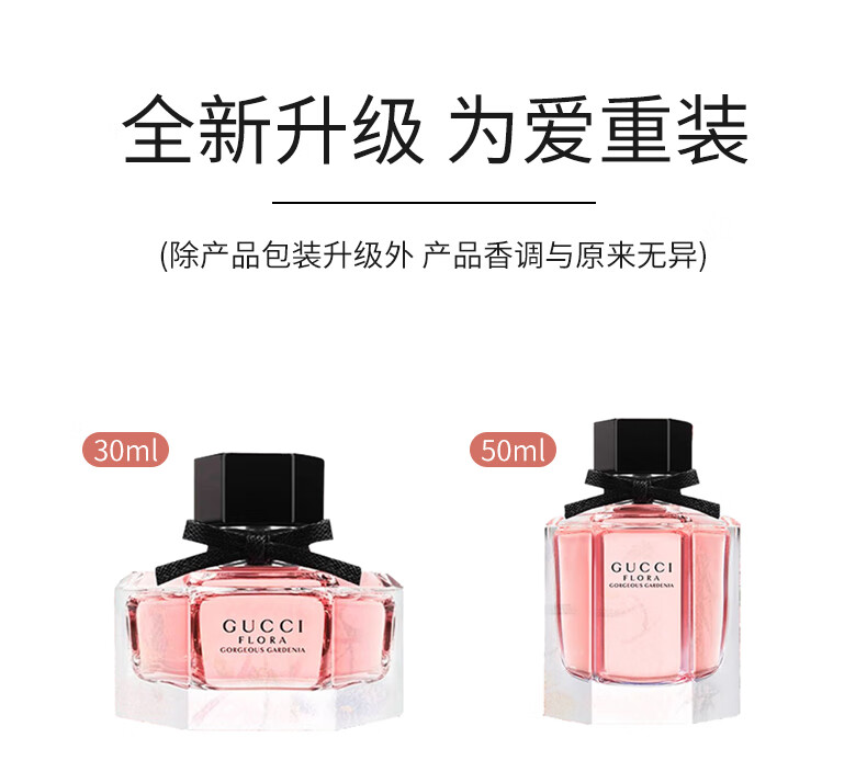 古驰（GUCCI）节日礼物 精致女士香水 持久留香淡香氛送男友女友情人节礼物 罪爱女士淡香水 50ml （版本随机）
