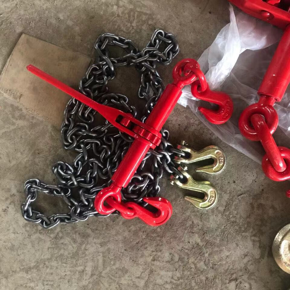 适用于紧绳器货车拉紧器锰钢铁链收紧器捆绑用大板车拉紧器棘轮紧索具