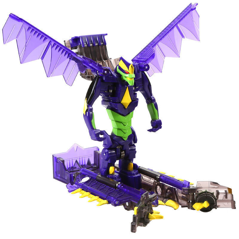 魔幻车神威甲战神斗卡变形机器人爆裂猎车飞车兽魂自动变形玩具 惊天